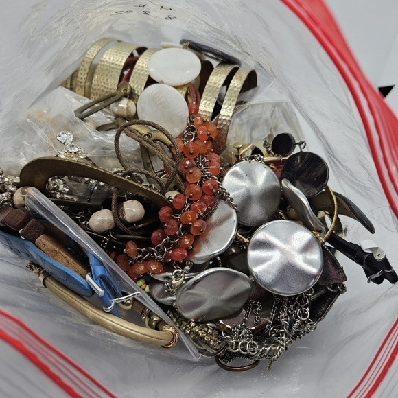 4.6 lb DIY repurpose upcycle crafting jewelry lot DO NOT BUNDLE - Picture 4 of 4